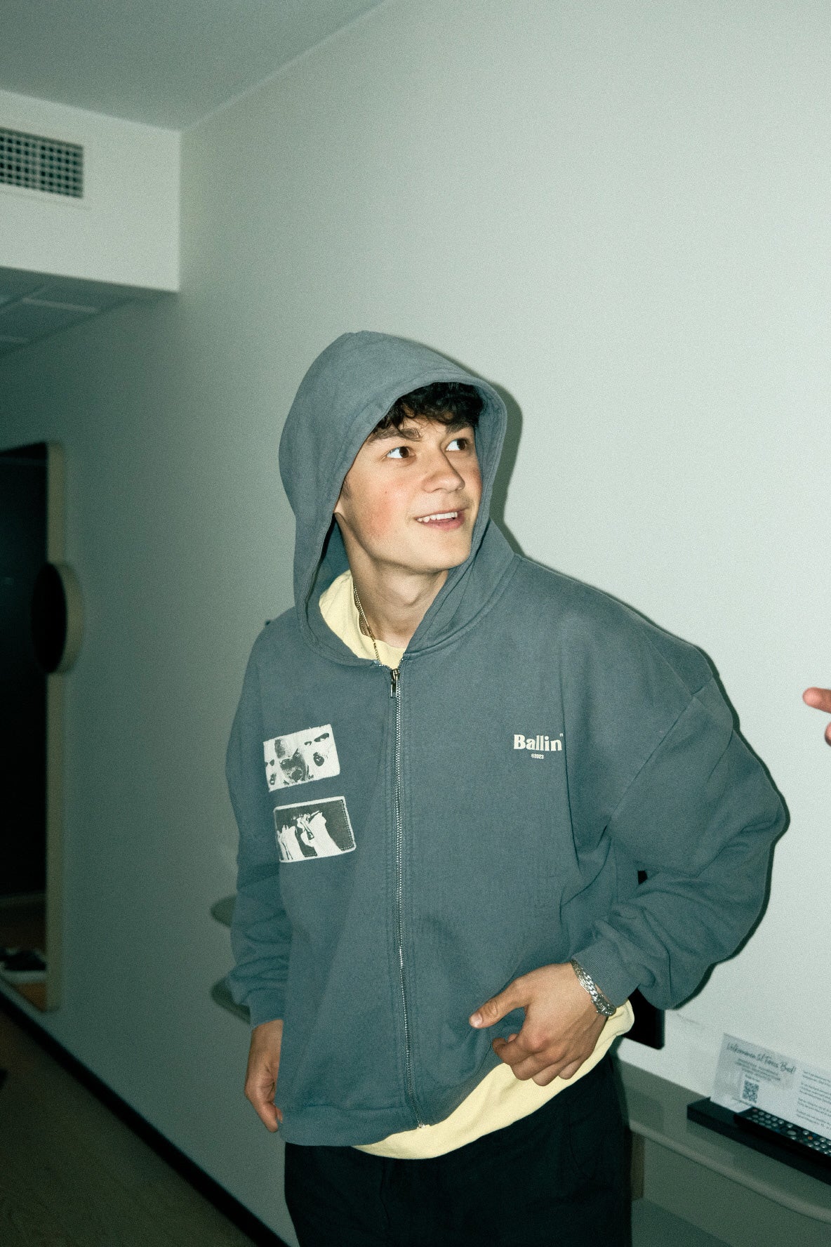 BALLIN™ | Zip-Hoodie | Grå