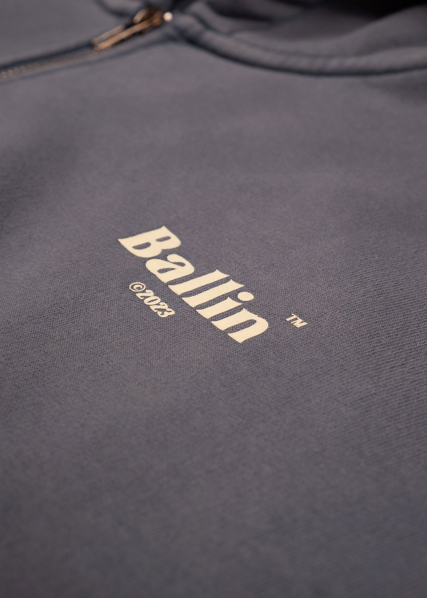 BALLIN™ | Zip-Hoodie | Grå